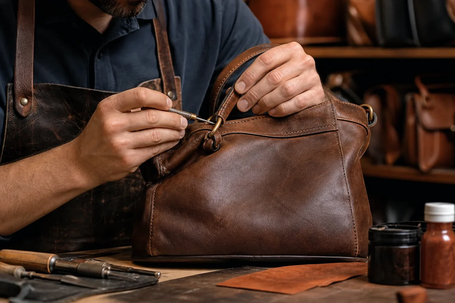 Reforma de bolsas de couro em Presidente Prudente